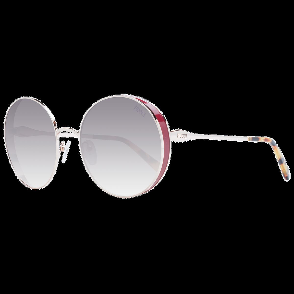 Runde Sonnenbrille mit Roségold Rahmen