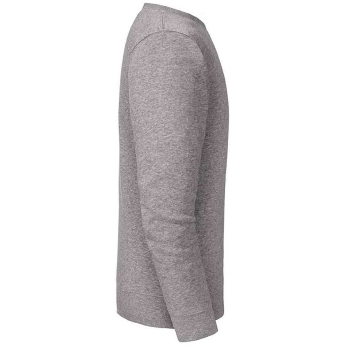 Klassisches Fleece-Sweatshirt mit Rundhalsausschnitt