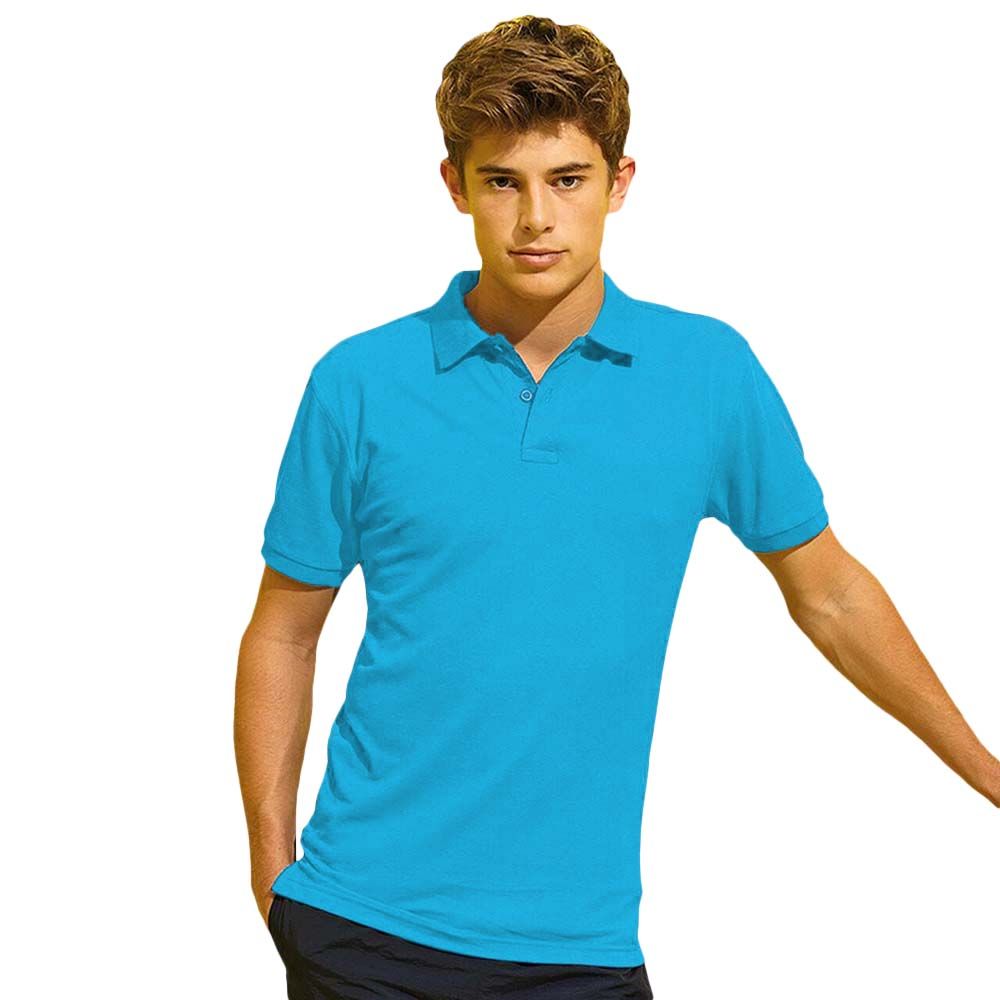 Kurzärmeliges Performance-Mischgewebe-Poloshirt