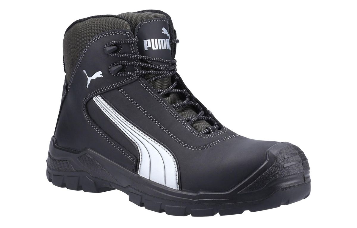 Mittelhohe Arbeitsstiefel aus Fettleder