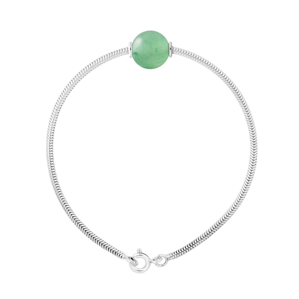 Mesh-Armband mit Aventurin-Perle