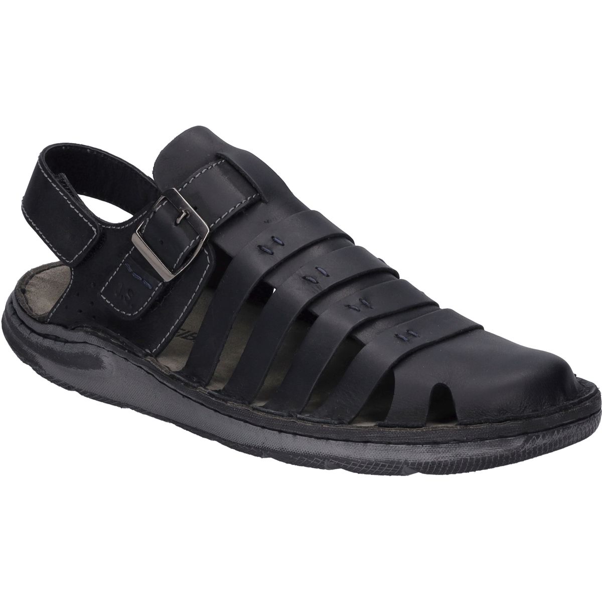 Leder Fisherman Sandale mit Schnalle