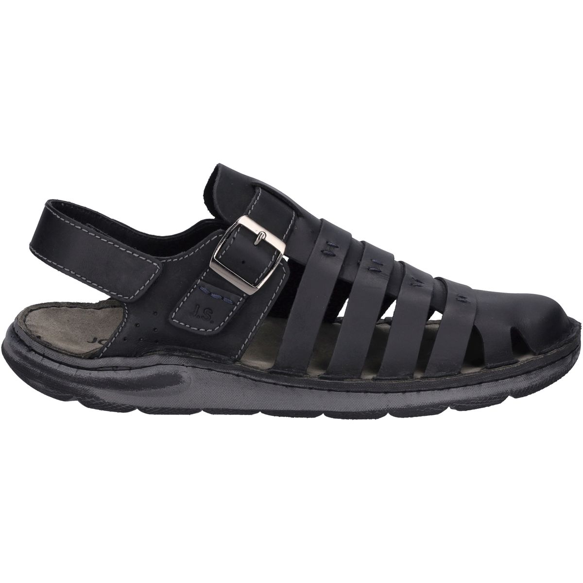Handgenähte Leder Fisherman-Sandalen
