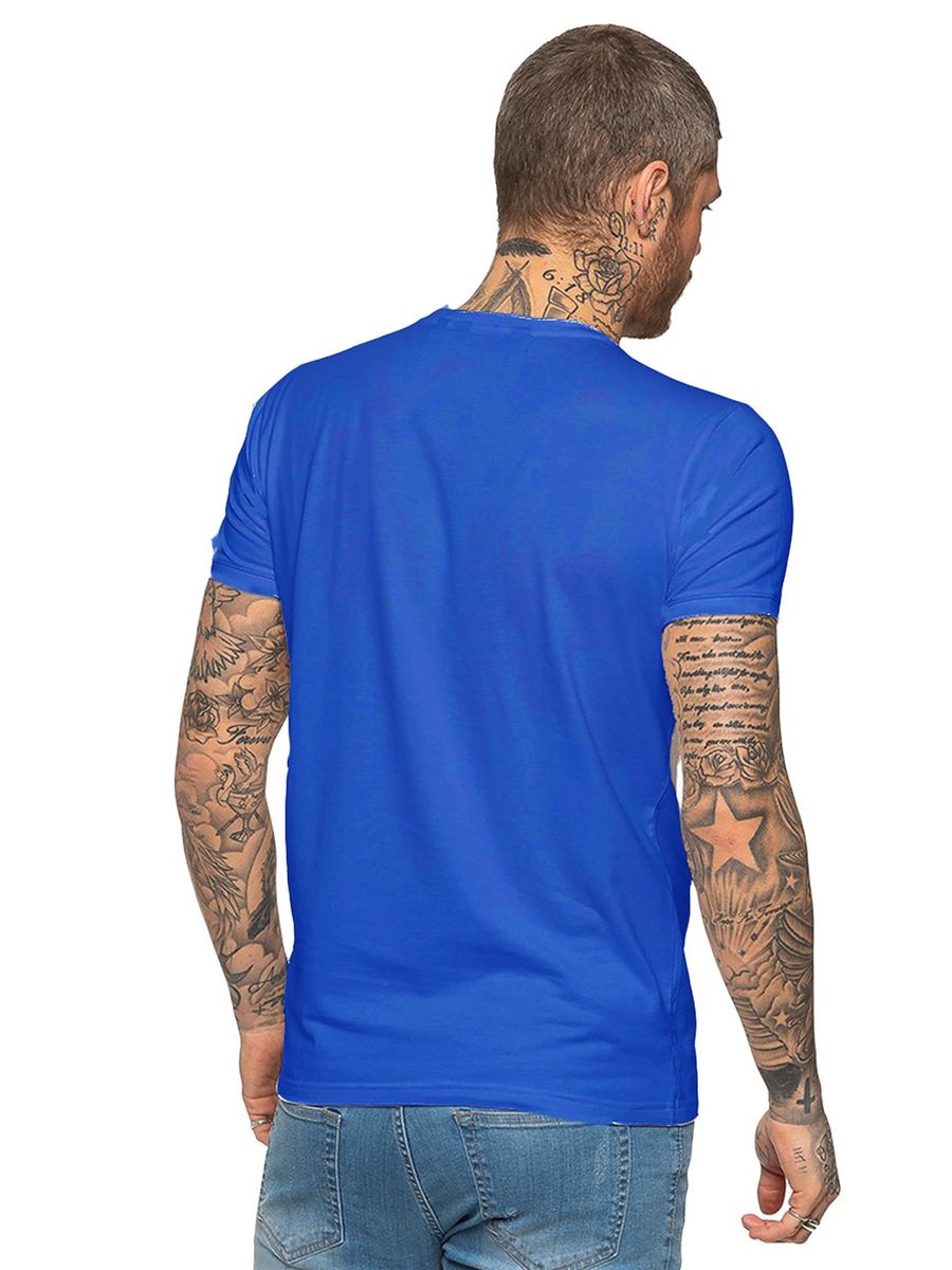 Athletisches Slim Fit Baumwoll-T-Shirt