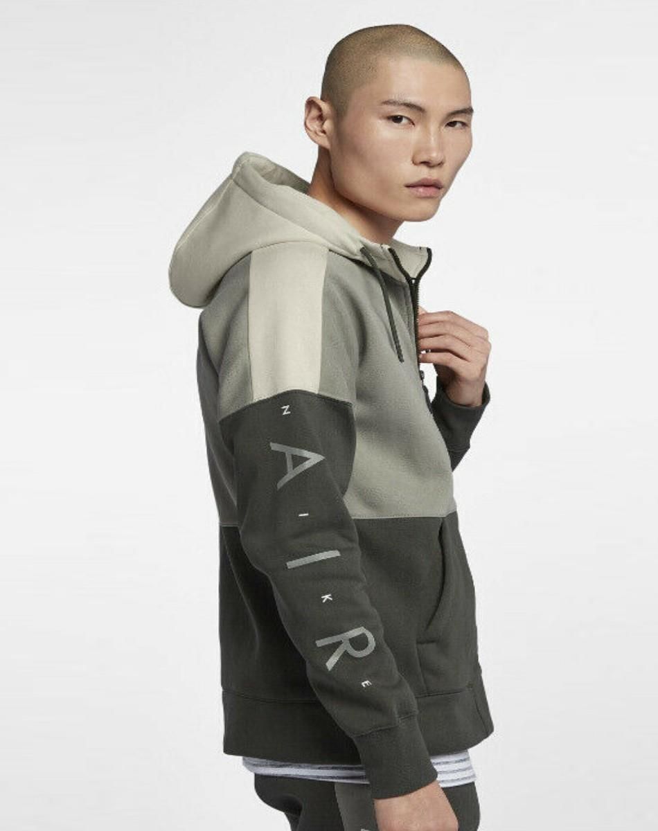 Colorblock-Fleece-Hoodie mit Reißverschluss