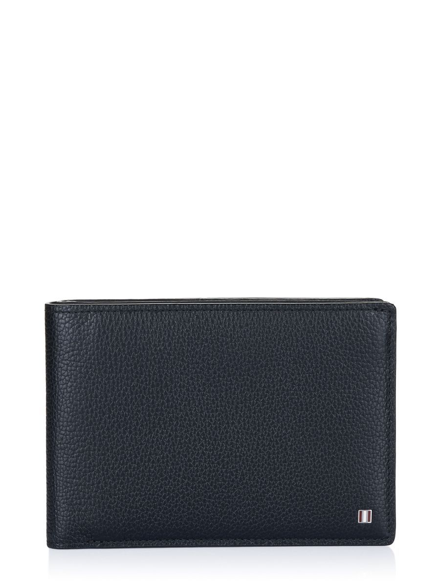 Leder-Brieftasche mit Faltverschluss
