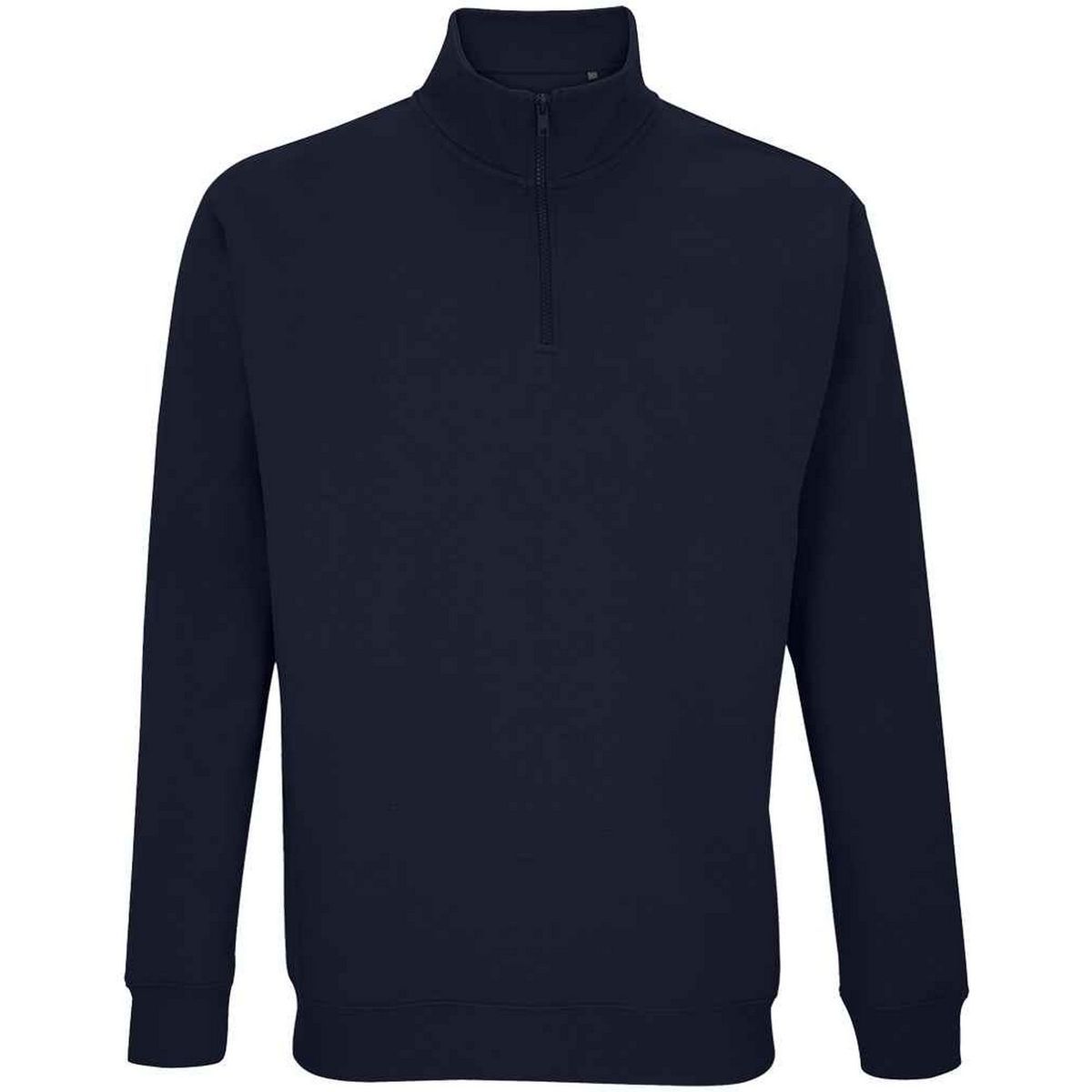 Herren Fleece Sweatshirt mit halbem Reißverschluss