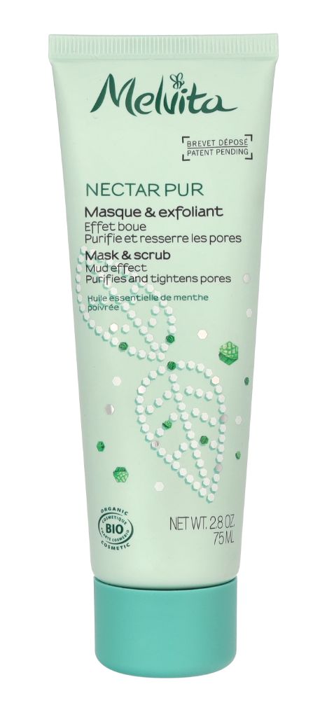 Melvita Nectar Pur Mask & Scrub.