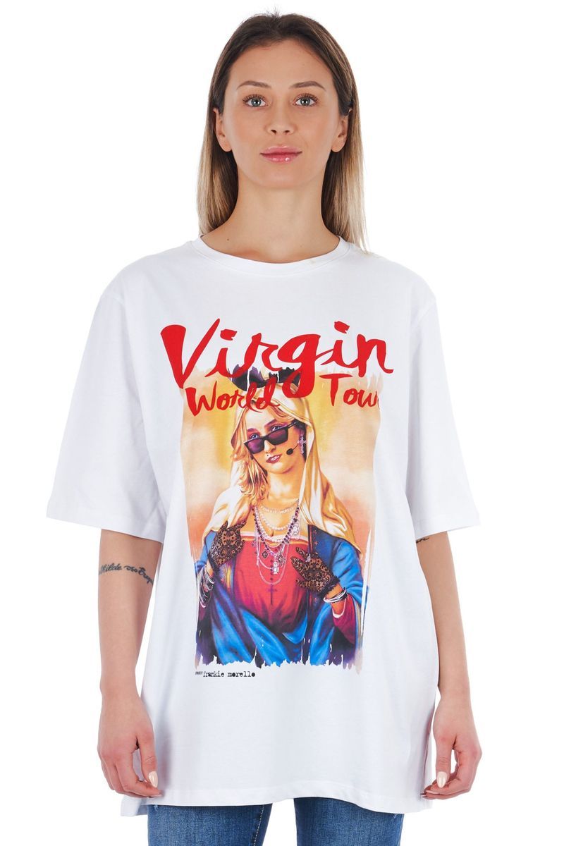 Oversized T-Shirt mit Grafik Virgin World Tour