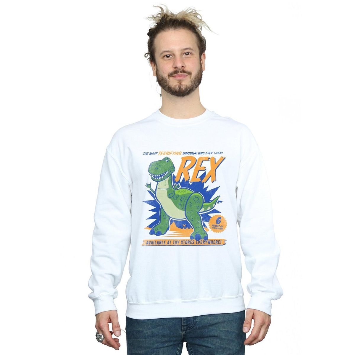 Rex Dinosaurier Grafik-Sweatshirt