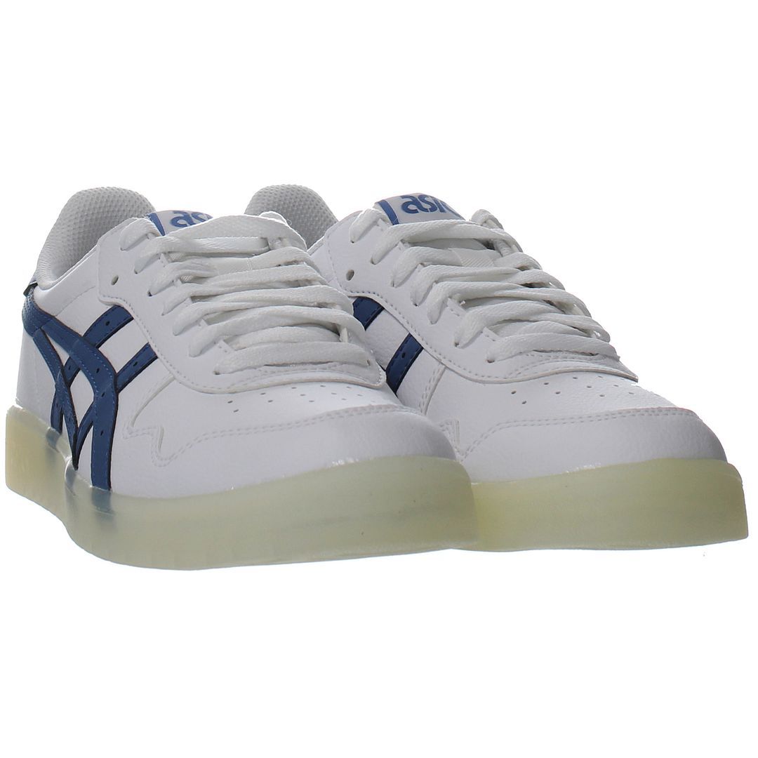 Retro-inspirierte Leder-Court-Low-Tops