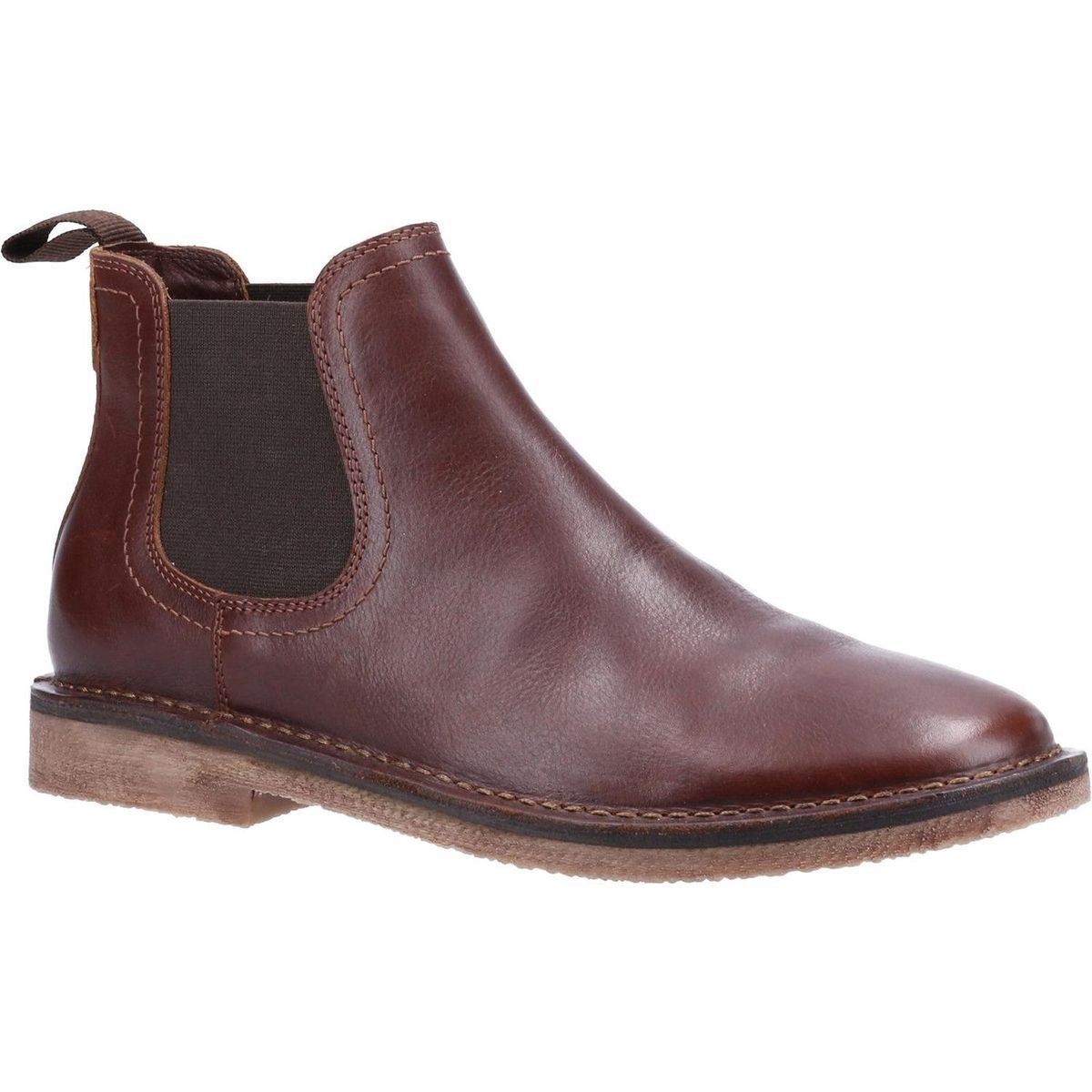 Klassischer brauner Chelsea Boot aus Leder