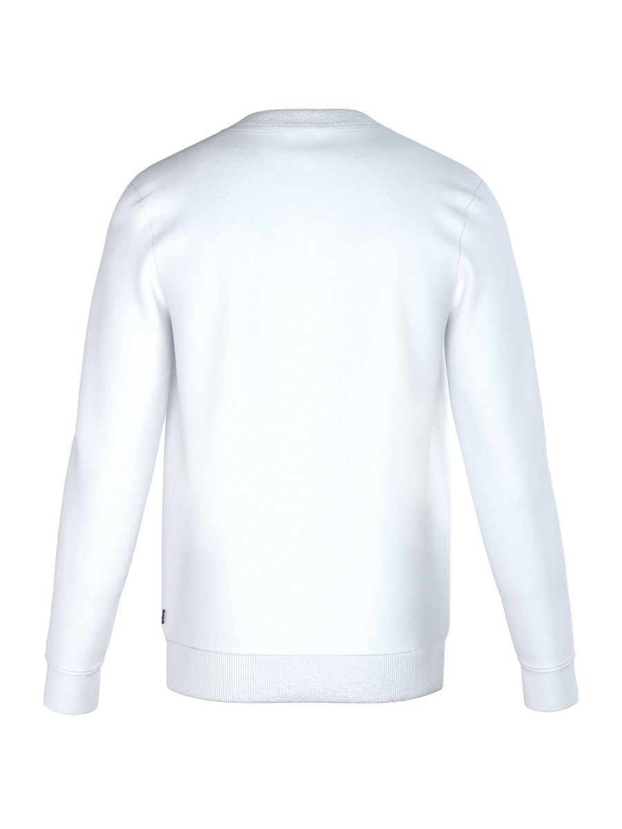Klassischer Rundhalspullover mit Logo-Print