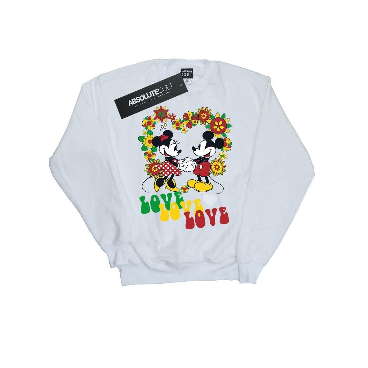 Mickey und Minnie Maus Hippie Sweatshirt
