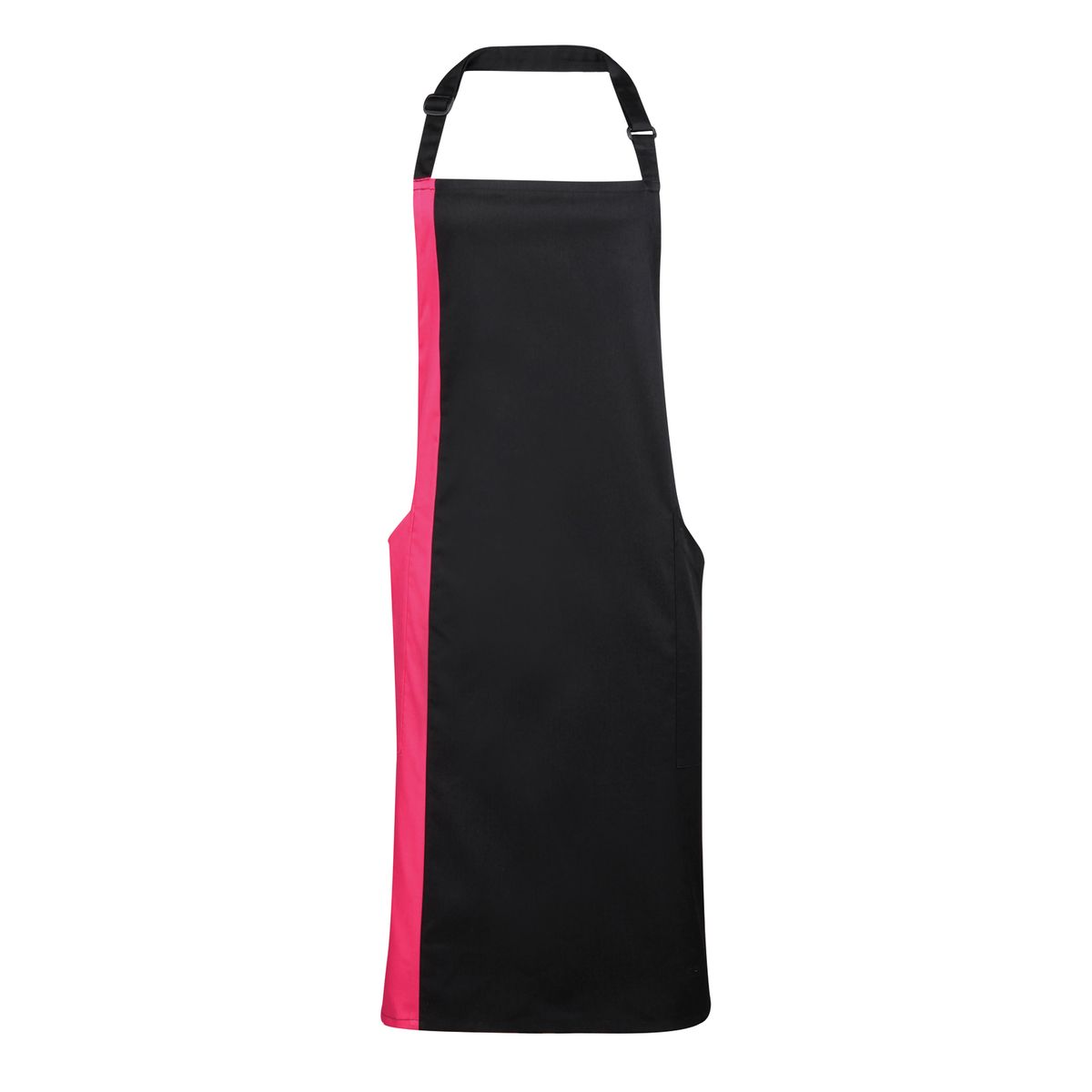 Unisex-Schürze mit Kontrasteinsatz