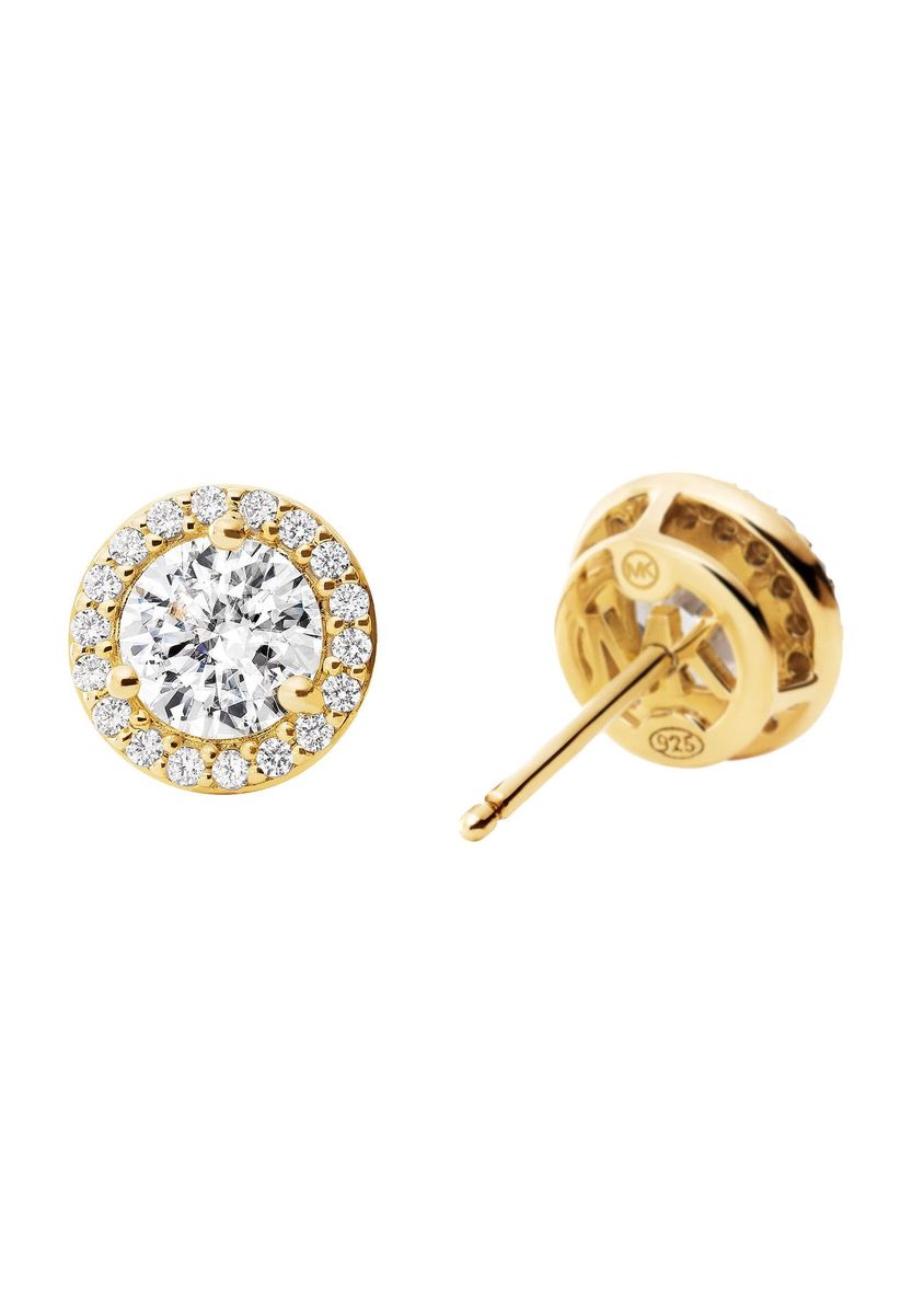 Halo Ohrstecker mit Zirkonia