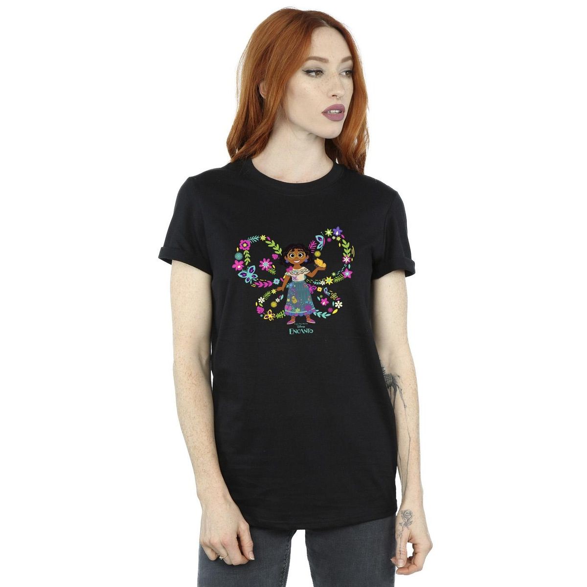 Grafik-T-Shirt mit Mirabel-Schmetterlingsmotiv
