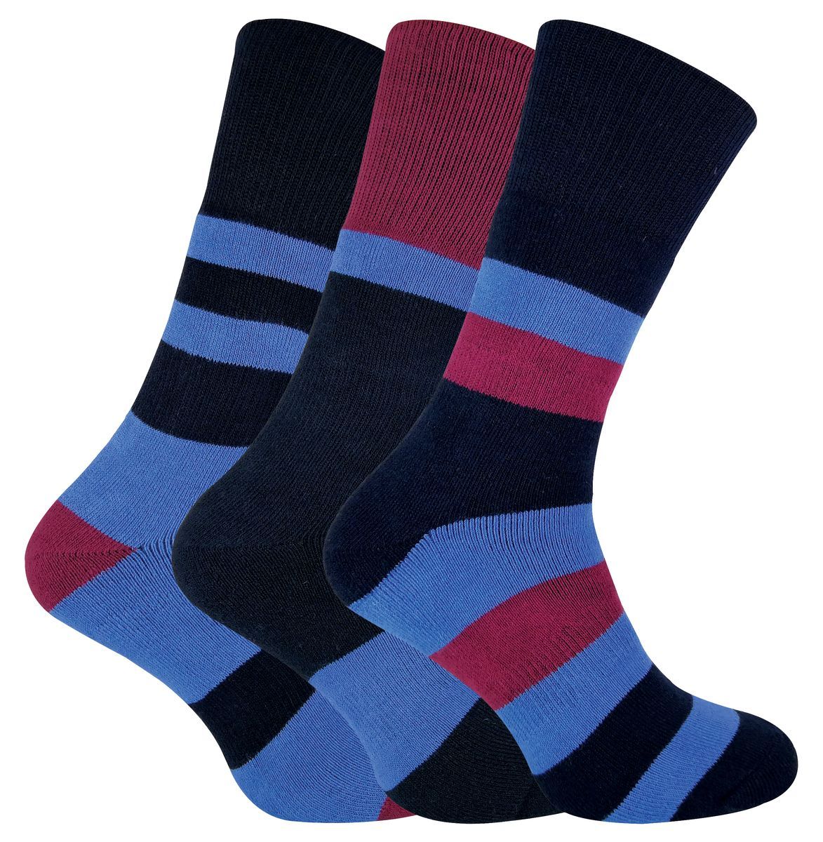 PENINSULA - 3 Pack gepolstert Liner Anti Blister Wandern Walking Socken