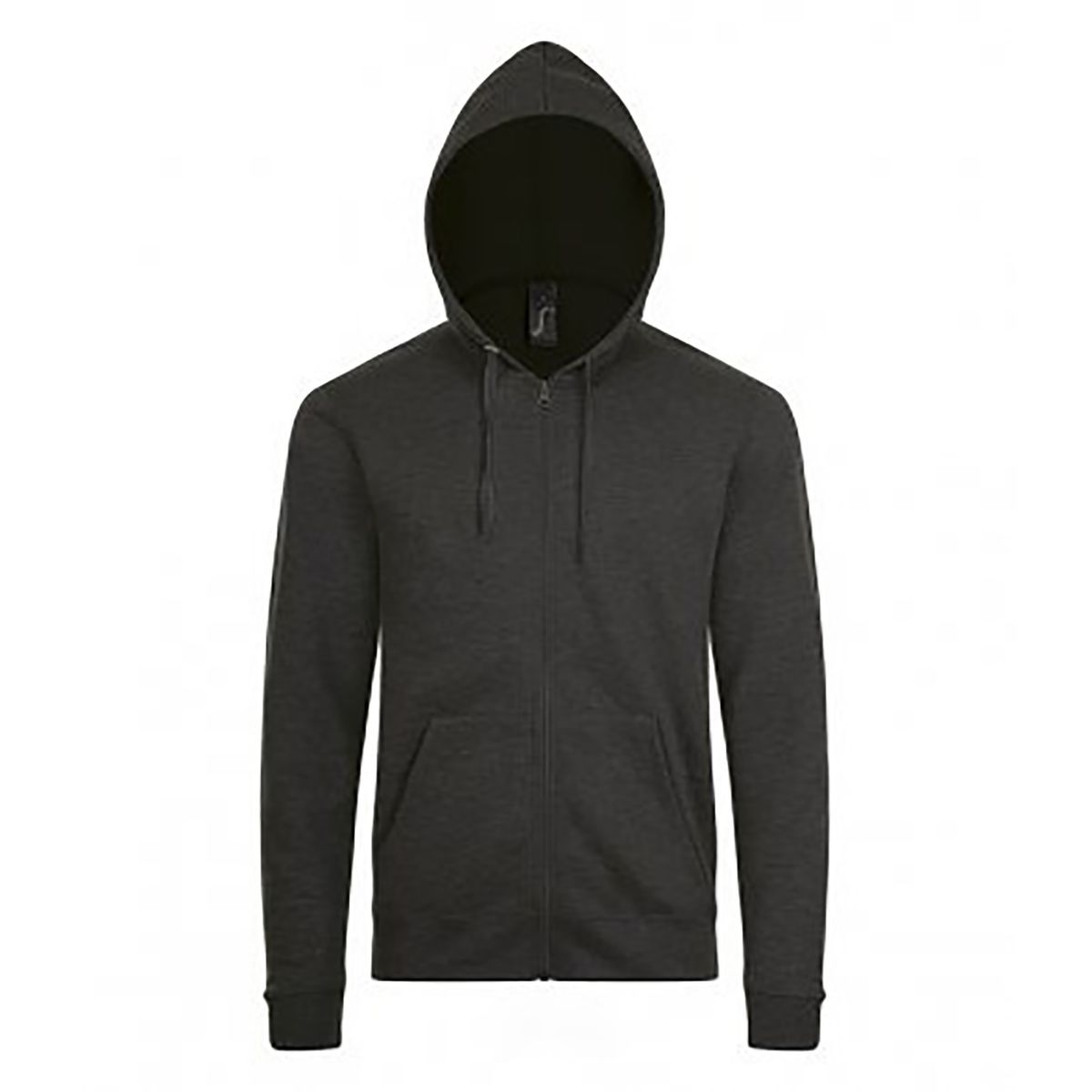 Fleece-Kapuzenjacke mit Reißverschluss