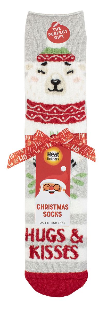 Festliche Eisbär-Motiv Socken