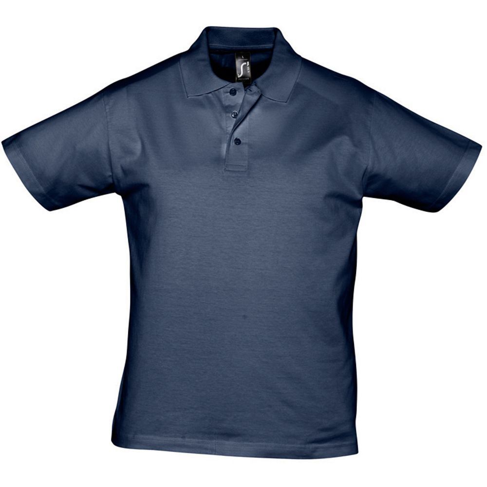 Klassisches marineblaues Kurzarm-Poloshirt