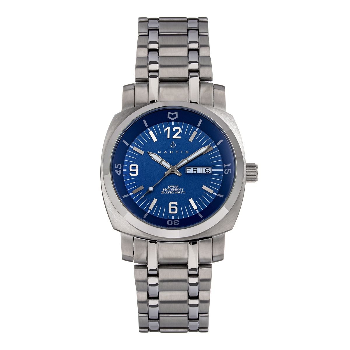 Stealth Tag-Datum Armbanduhr