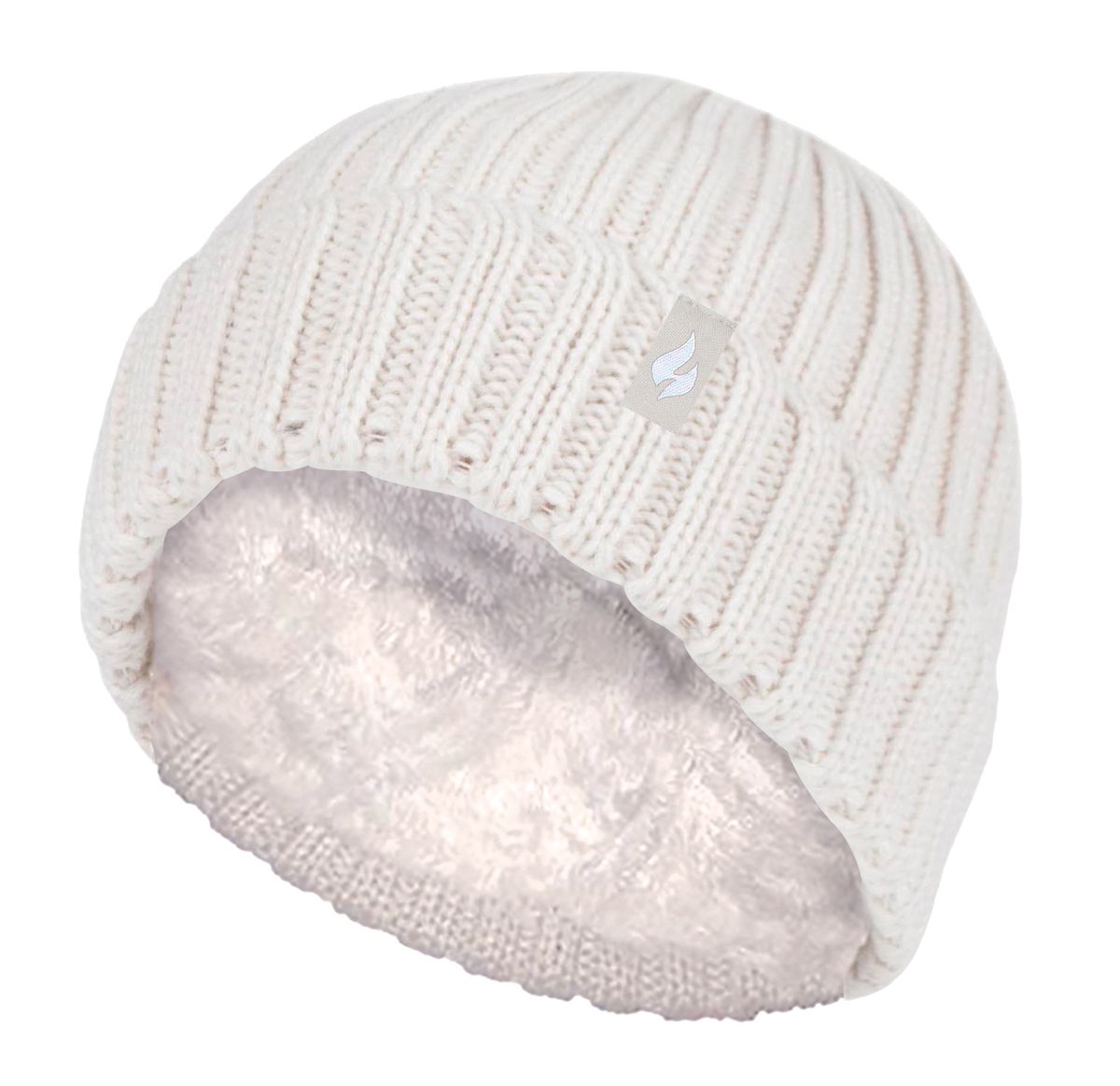 Wärmehalter - Wintermützen- und Handschuhset für Mädchen aus geripptem Material