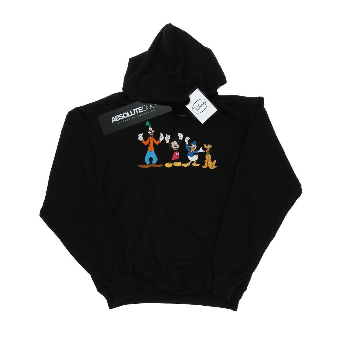 Disney Herren Mickey Mouse Friends Hoodie (Schwarz)