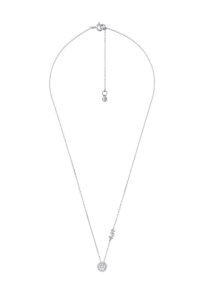 Funkelnde Halskette mit Kristall-Halo-Anhänger