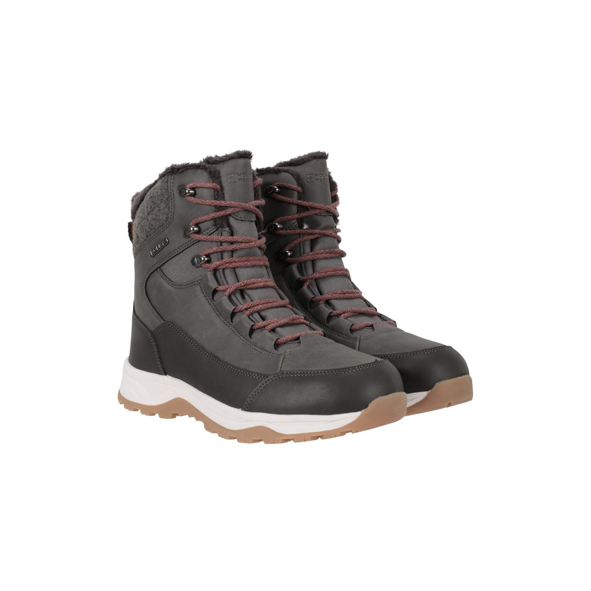 Mountain Warehouse - Damen Schneestiefel "Tundra", Leder (Khaki)
