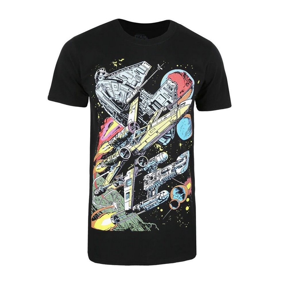 Herren Star Wars Falcon Battle T-Shirt