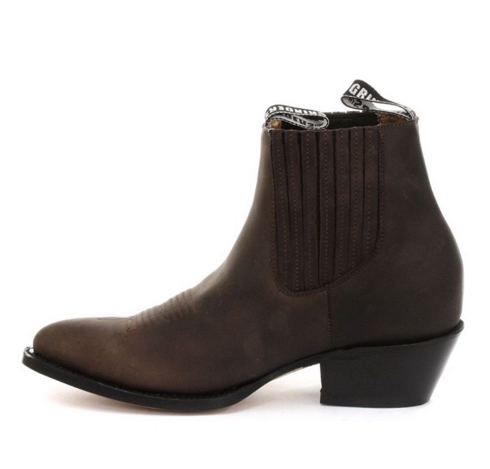 Western Chelsea-Stiefeletten mit spitzer Kappe