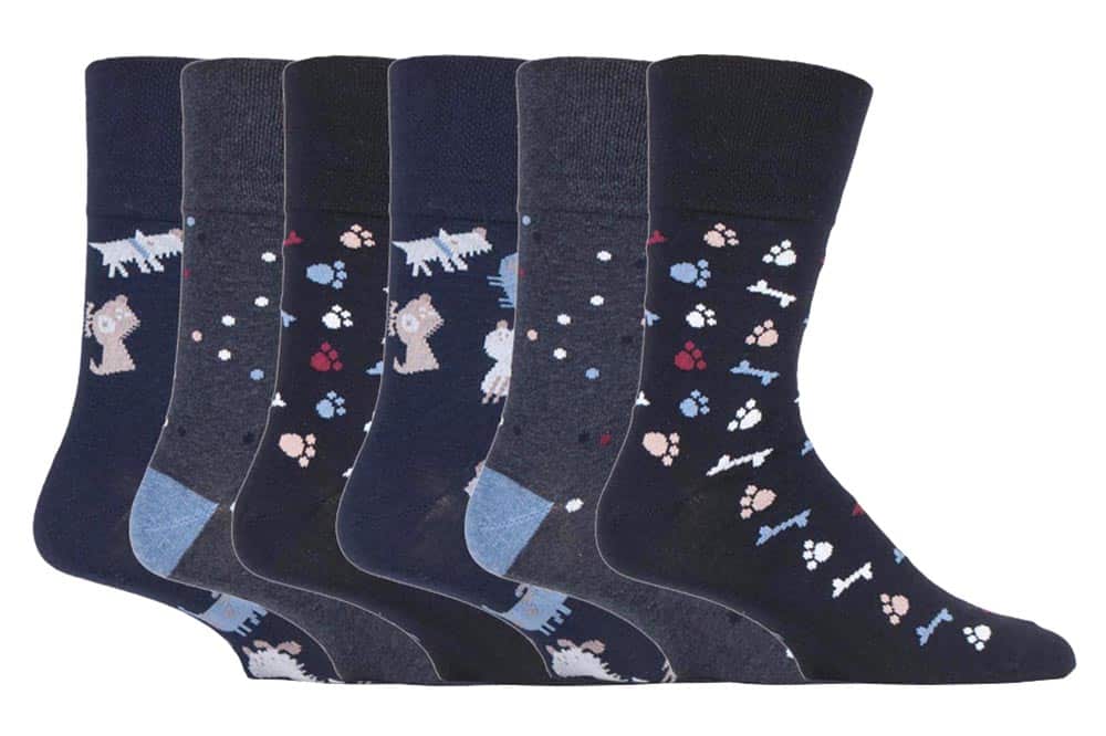 Gentle Grip - 6 Paar Herren Gentle Grip nicht elastische Socken - MGG573