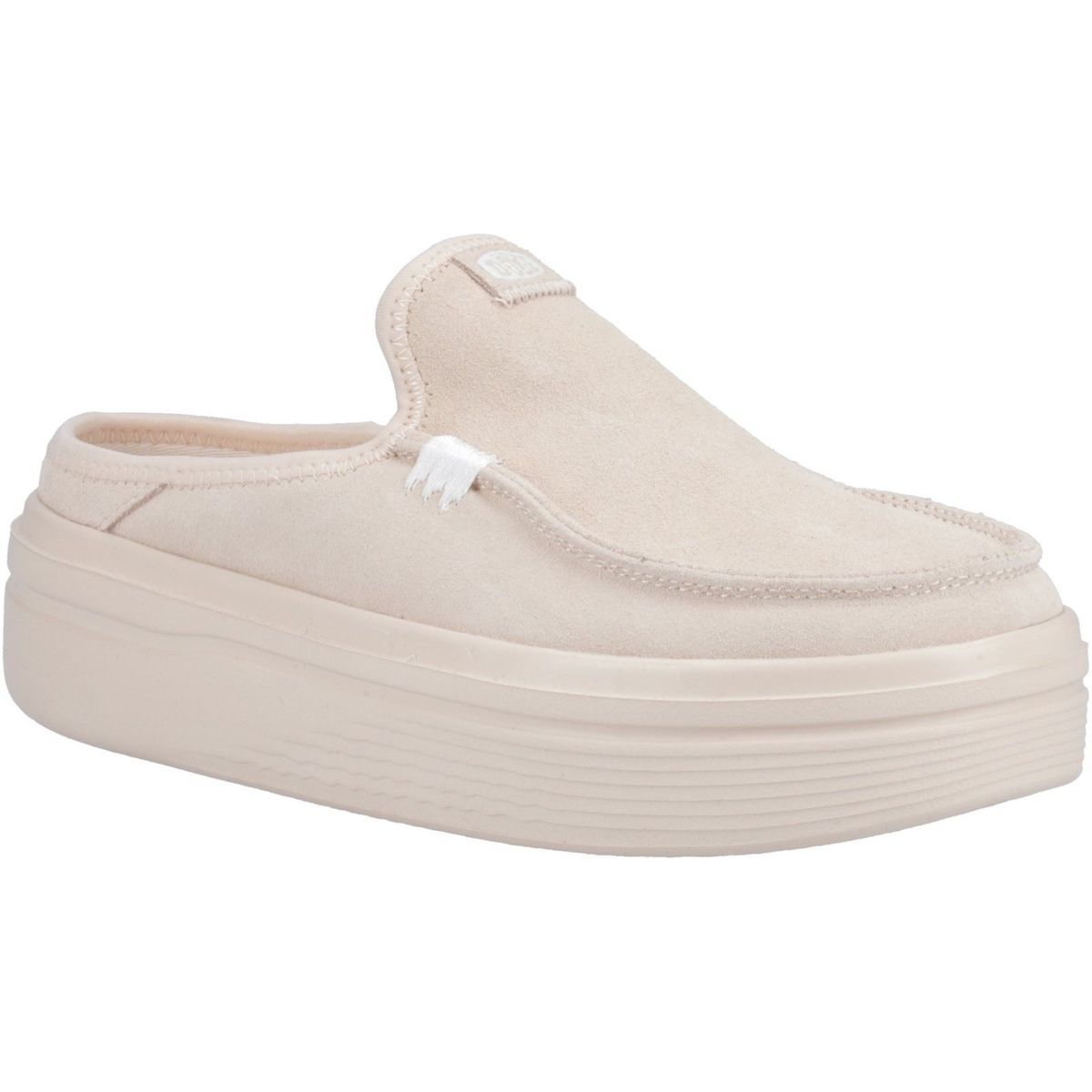 HEYDUDE Austin Lift Klassische Leder Damen Blush Pantoletten
