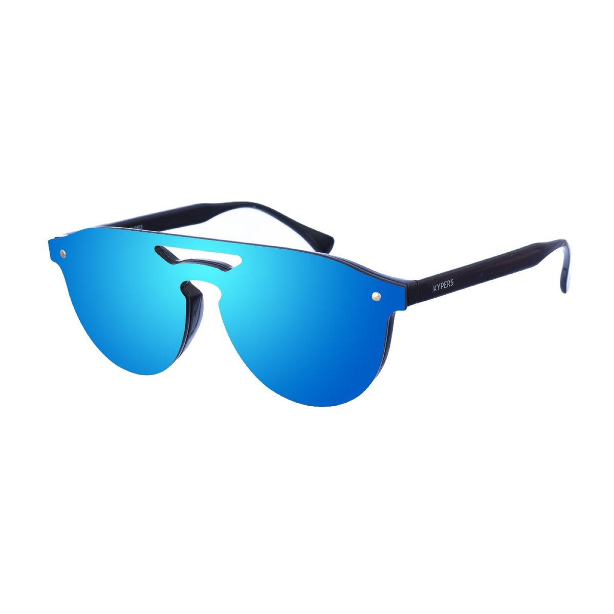 Randlose orange verspiegelte Sonnenbrille