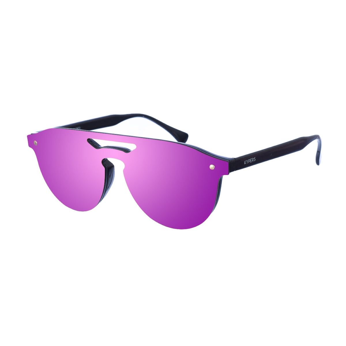 Randlose orange verspiegelte Sonnenbrille