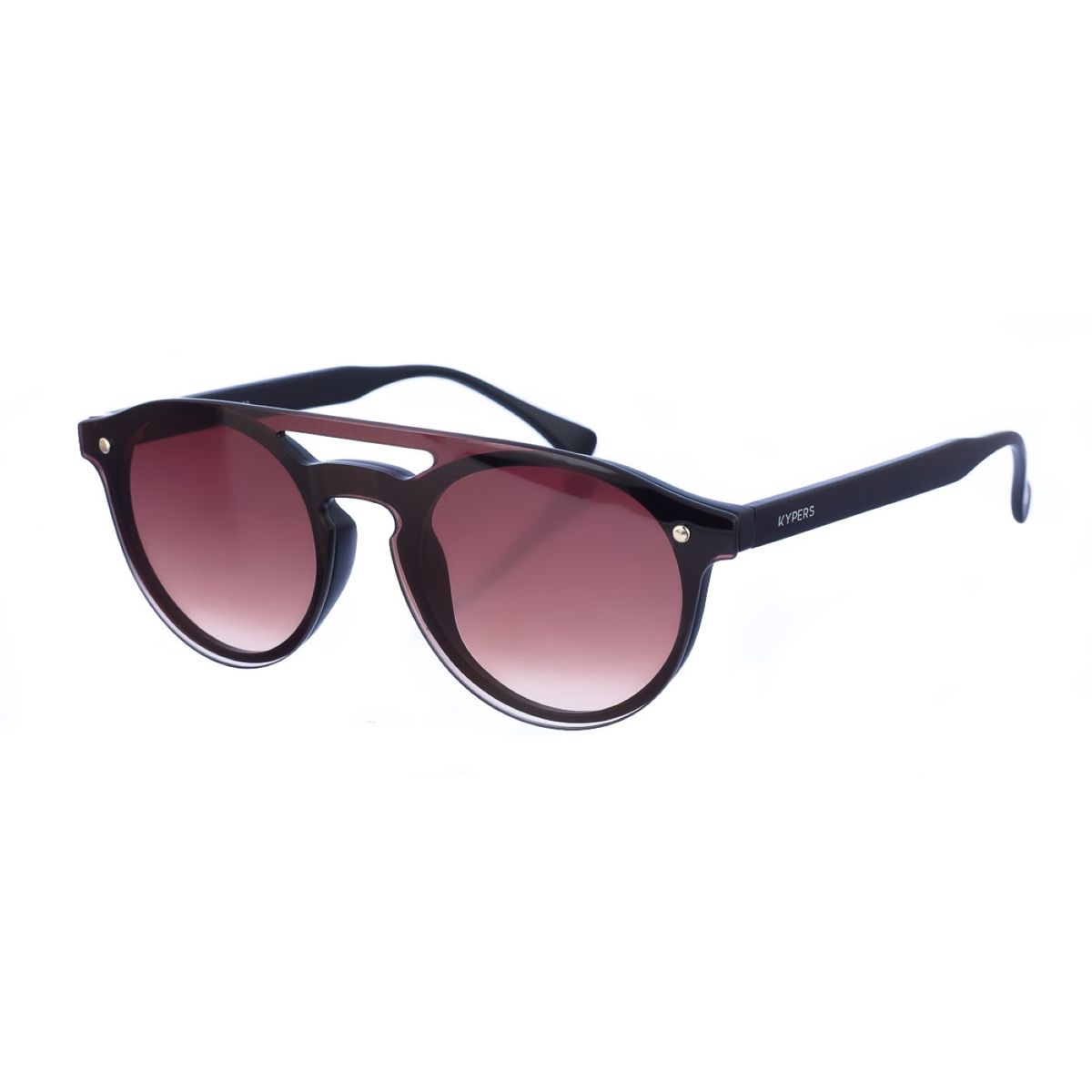 Randlose orange verspiegelte Sonnenbrille