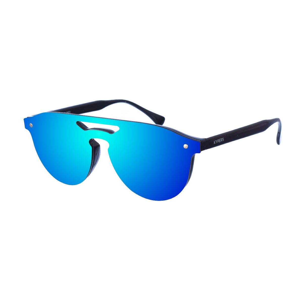 Randlose orange verspiegelte Sonnenbrille