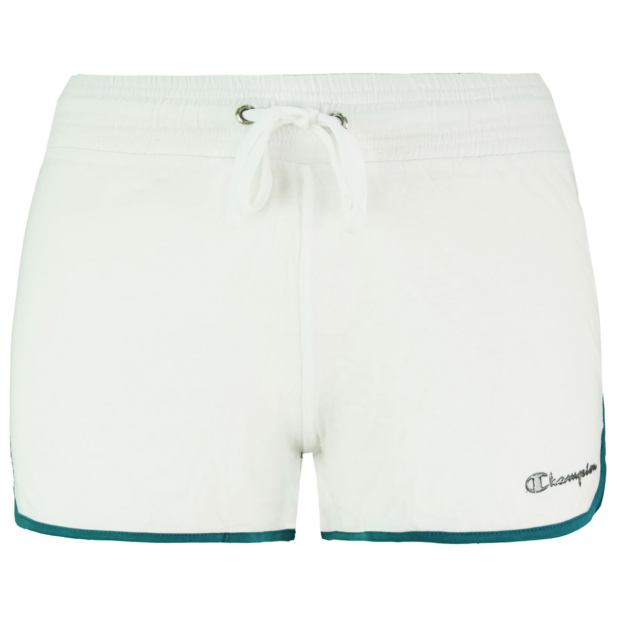 Damen Logo-Besatz Frottee-Shorts