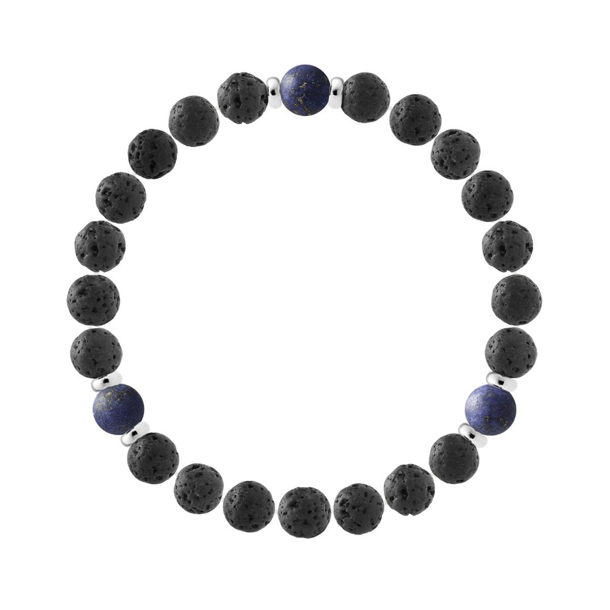Armband mit Lavasteinperlen