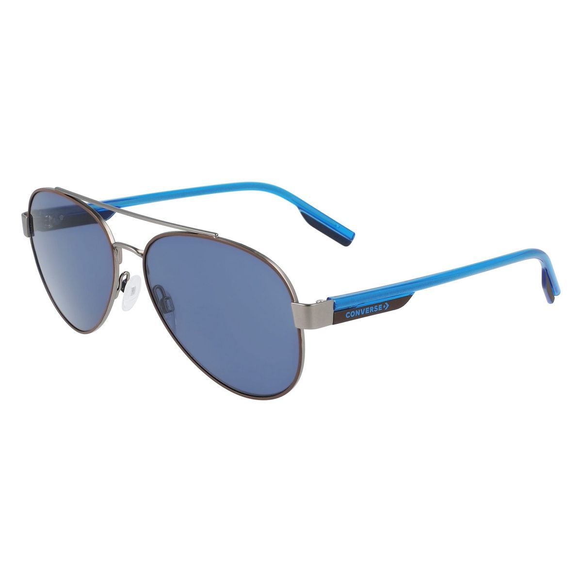 Aviator Sonnenbrille mit blauen Akzenten