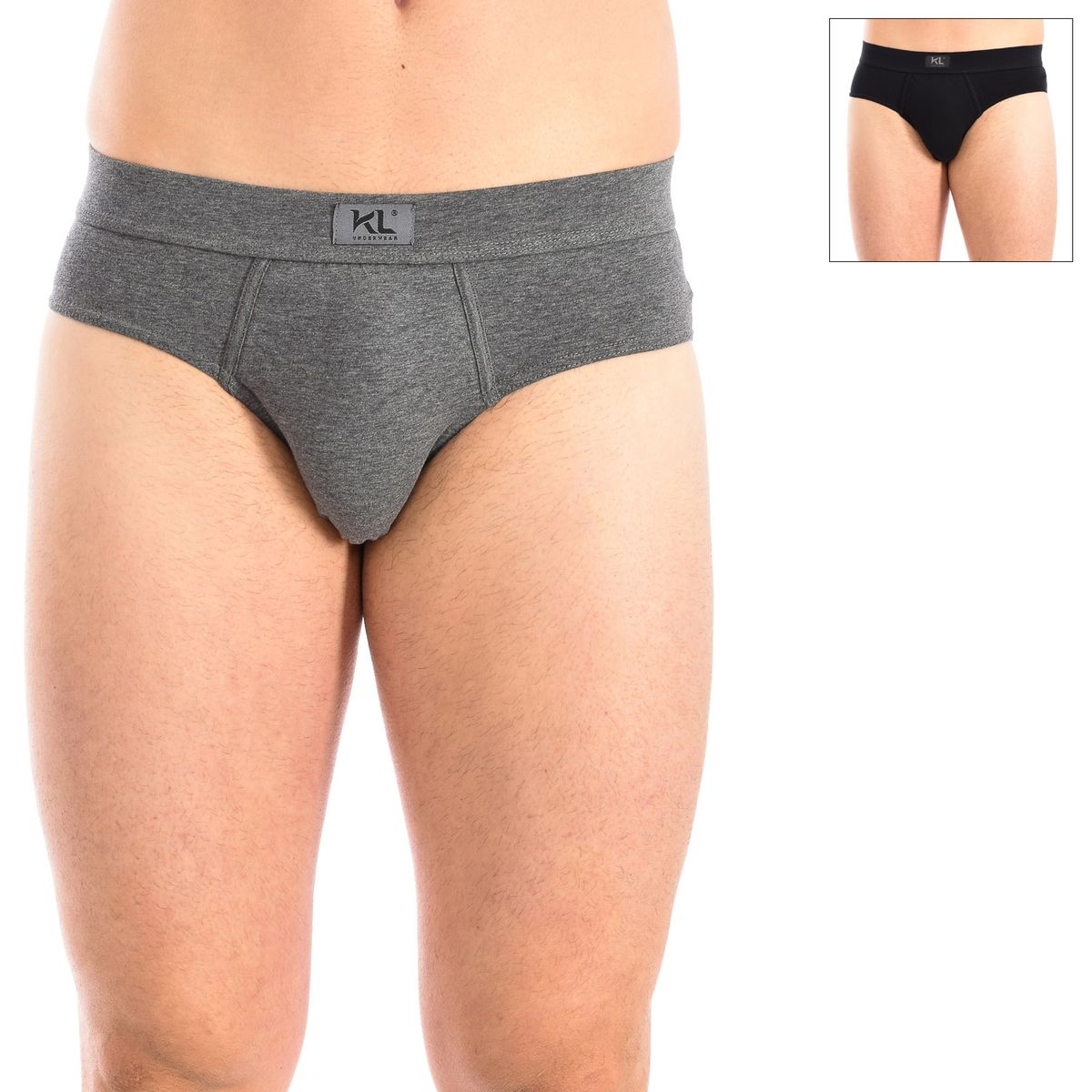 Herren Slips aus Baumwollmischung 2er-Pack