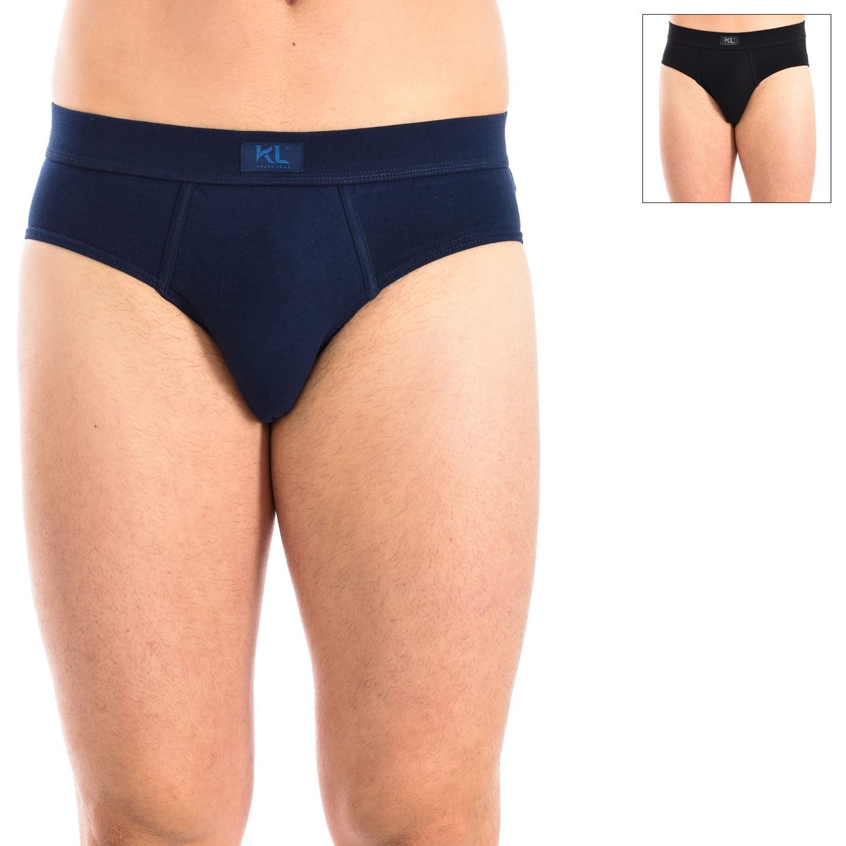 Herren Slips aus Baumwollmischung 2er-Pack