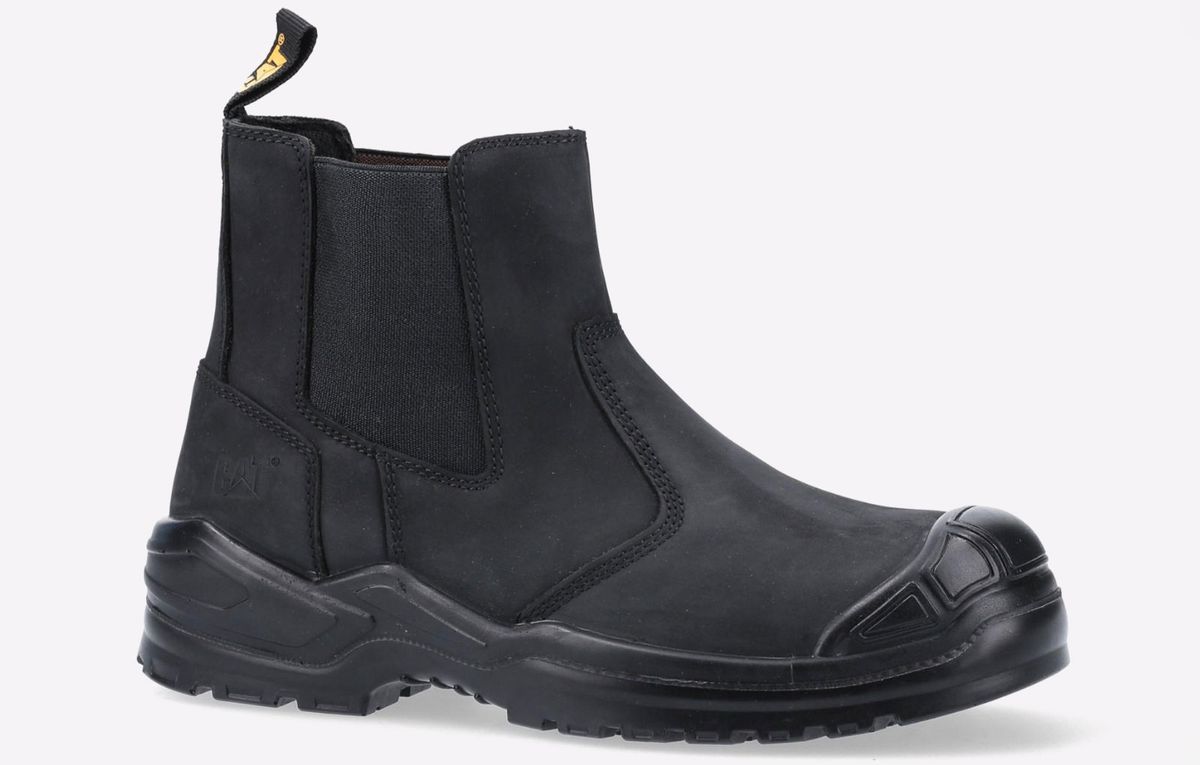 Robuste Leder-Sicherheitsstiefeletten