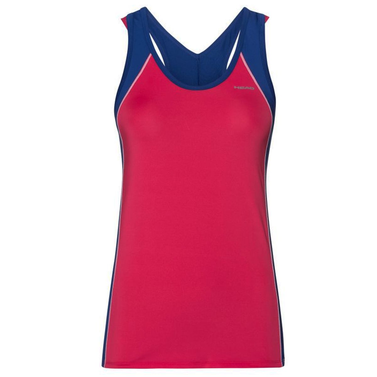 Damen Tennis Tank Top, Rosa und Blau