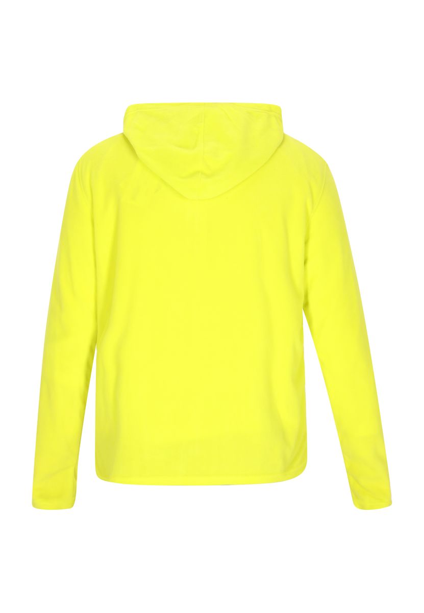 Minimalistische Fleecejacke mit Kapuze