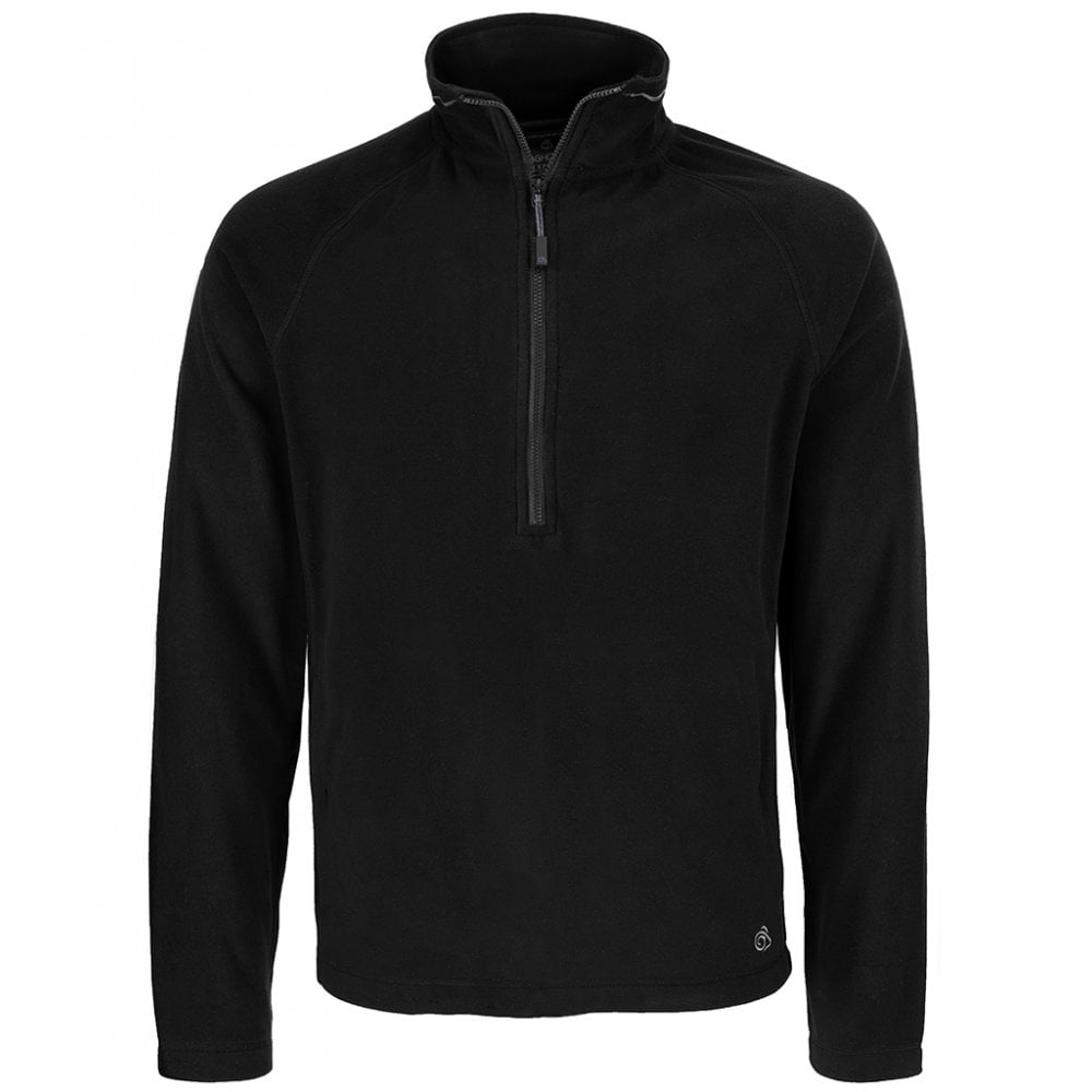 Herren Microfleece Pullover mit Halbreißverschluss