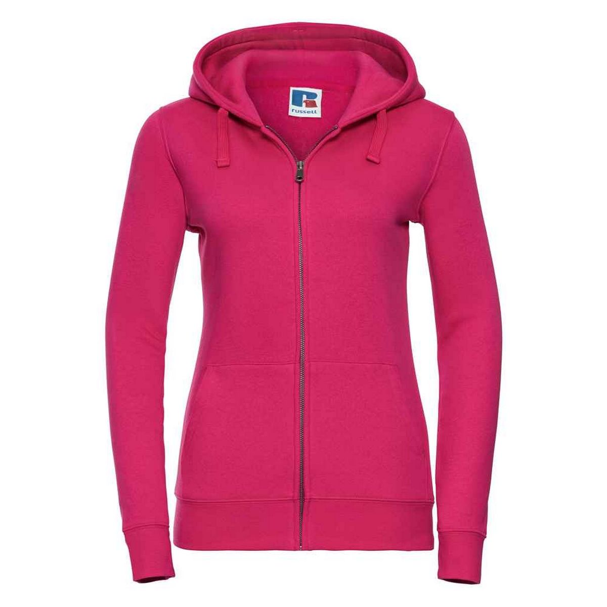 Damen Fleece Kapuzenpullover mit Reißverschluss
