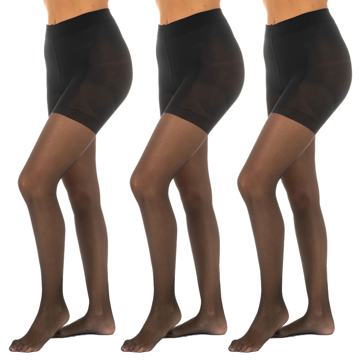 Strumpfhose mit Push-Up-Effekt, 3er-Pack
