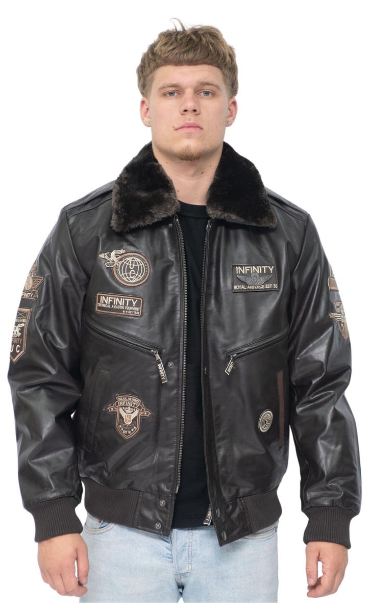 US Air Force Bomberjacke aus Leder